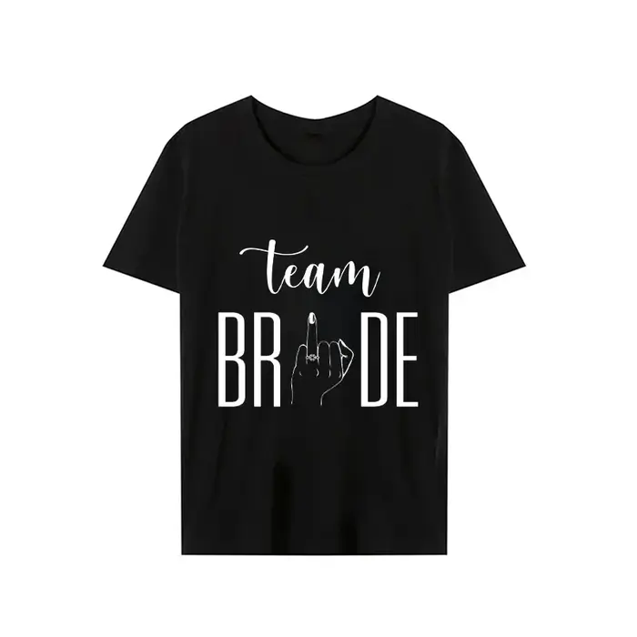 Haut d'été femme vêtements future mariée mariage Bachelorette T-shirt à manches courtes