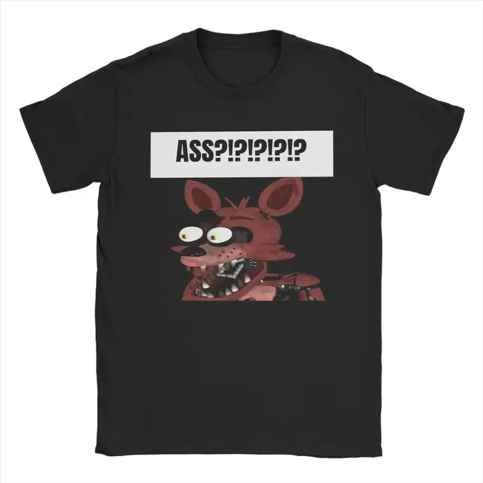 Hommes FNAF At Freddys T-Shirt 100% coton vêtements Unique à manches courtes col rond t-shirts idée