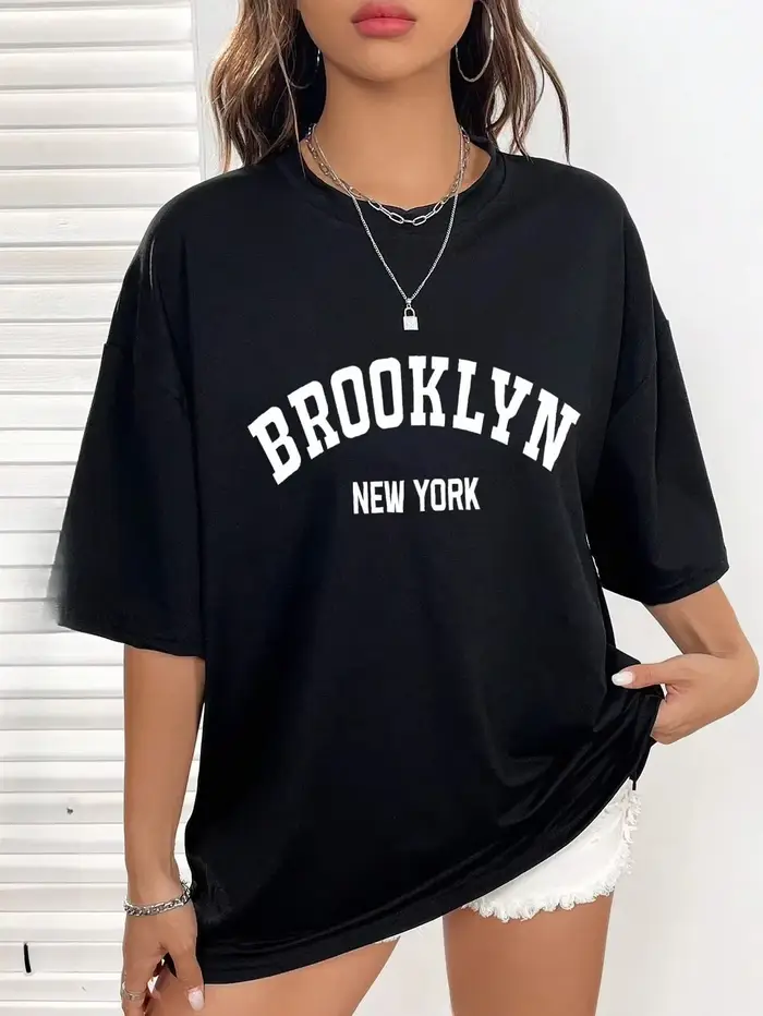 T-shirt pour femme, vêtements de rue décontractés