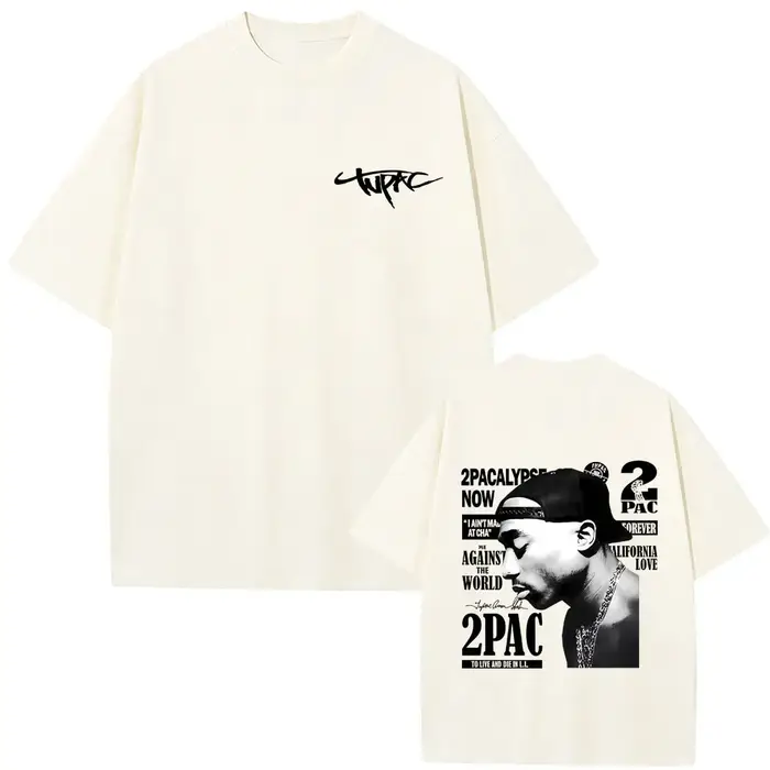 T-shirt Rapper Tupac 2pac All Eyez on Me