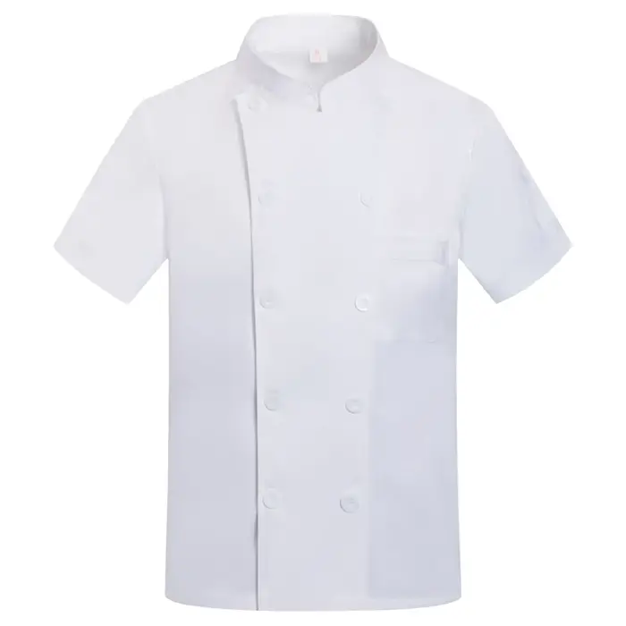 Restauration cuisine chemise blanche Restaurant cuisine Chef T-Shirt boulanger travail uniforme serveur hôtel vêtements cuisinier veste café salopette