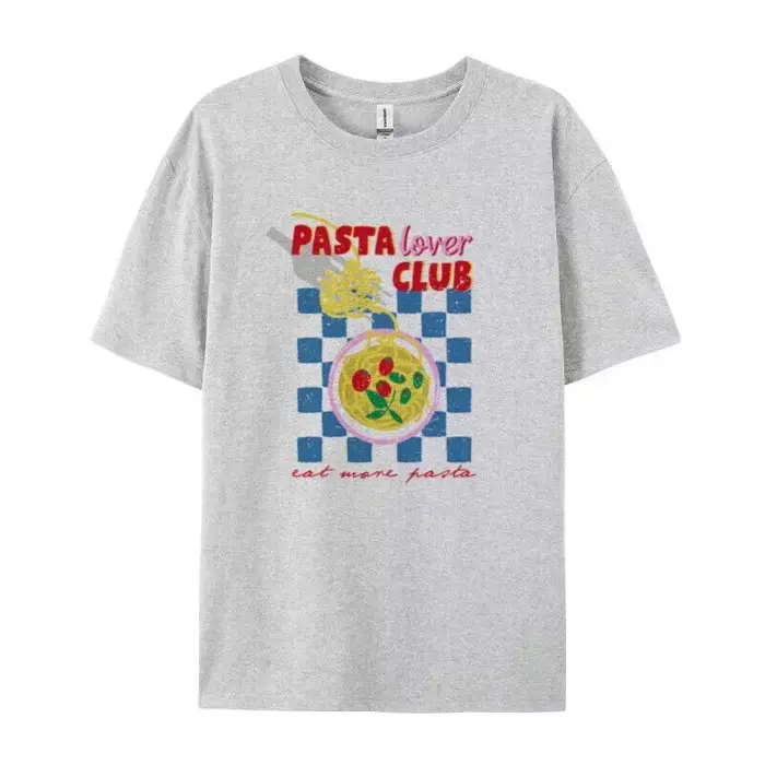 T-shirt à manches courtes Pasta Lover Club pour femme