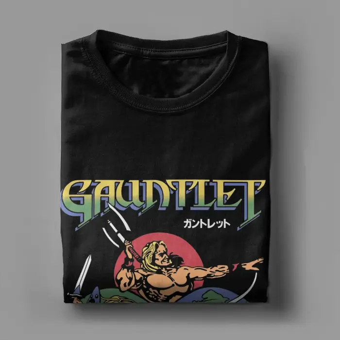 Gauntlet rétro jeu T-Shirt hommes 100% coton incroyable