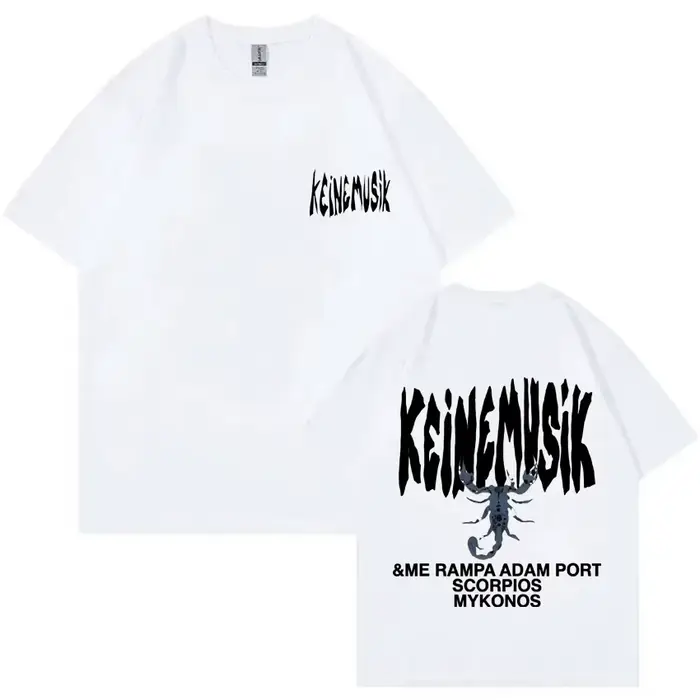 Été Keinemusik X Pacha graphique t-shirt hommes femmes Hip Hop mode Vintage T-shirts hommes décontra