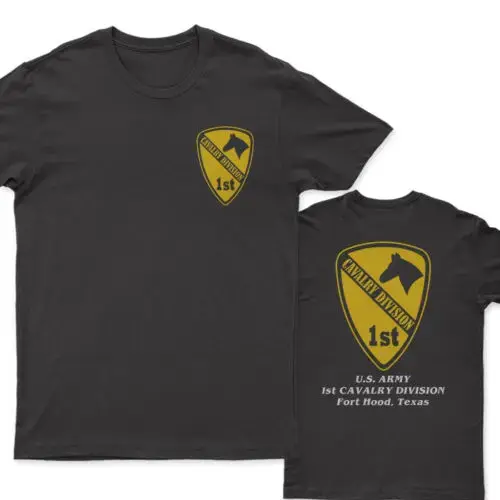 T-shirt vétéran de la 1ère division de cavalerie de l'armée américaine.