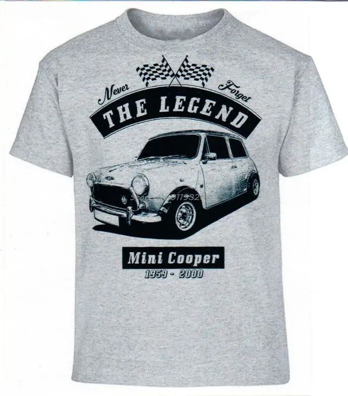 T-Shirt Mini Cooper voiture allemande coton hommes T-Shirts classique Hip Hop Streetwear vêtements c
