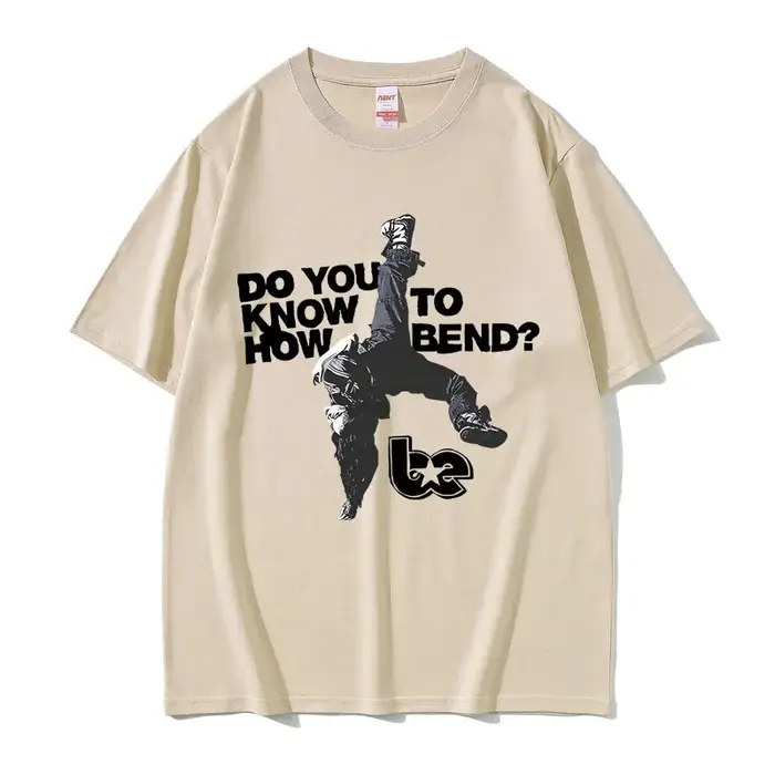 Frappé-moi dur et doux vous savez pour comment plier le même Style imprimé T-shirts hommes femmes mo
