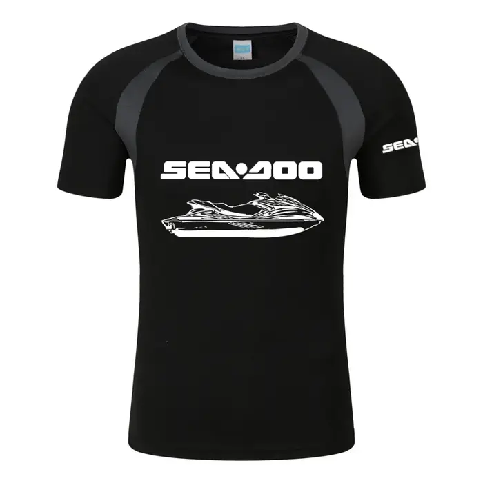 Sea Doo Seadoo Moto hommes nouveau imprimé à la mode été T-shirt coton Raglan à manches courtes col rond haut vêtements
