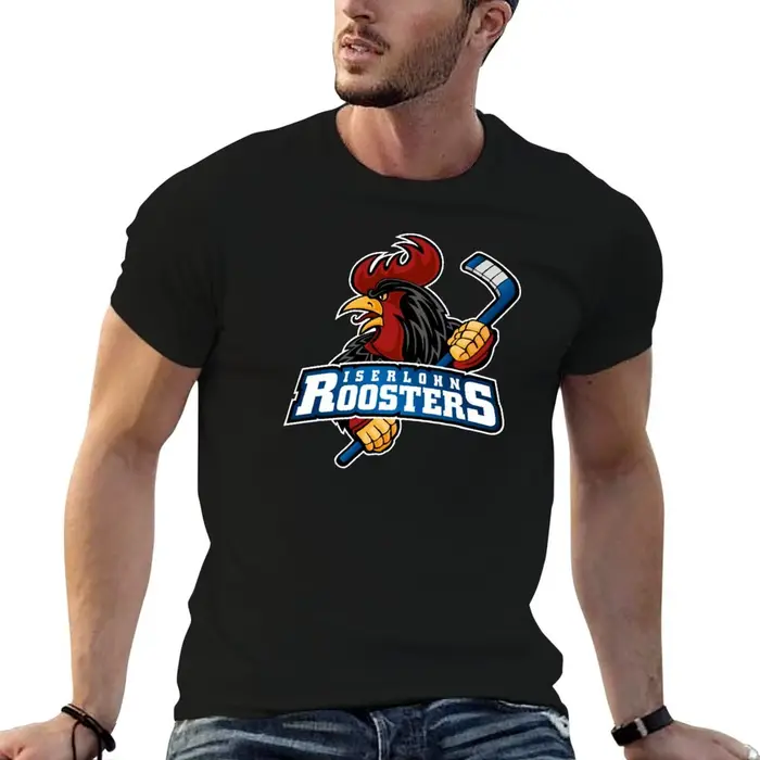 T-shirt de l'équipe de hockey Iserlohn Roosters, t-shirt personnalisé en coton, t-shirt pour homme, 