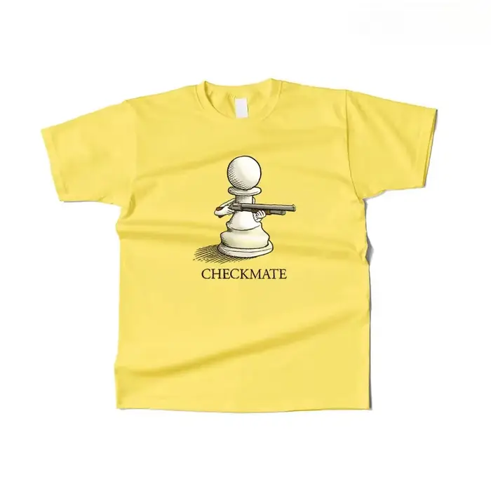 T-shirt humoristique à motif d'échecs