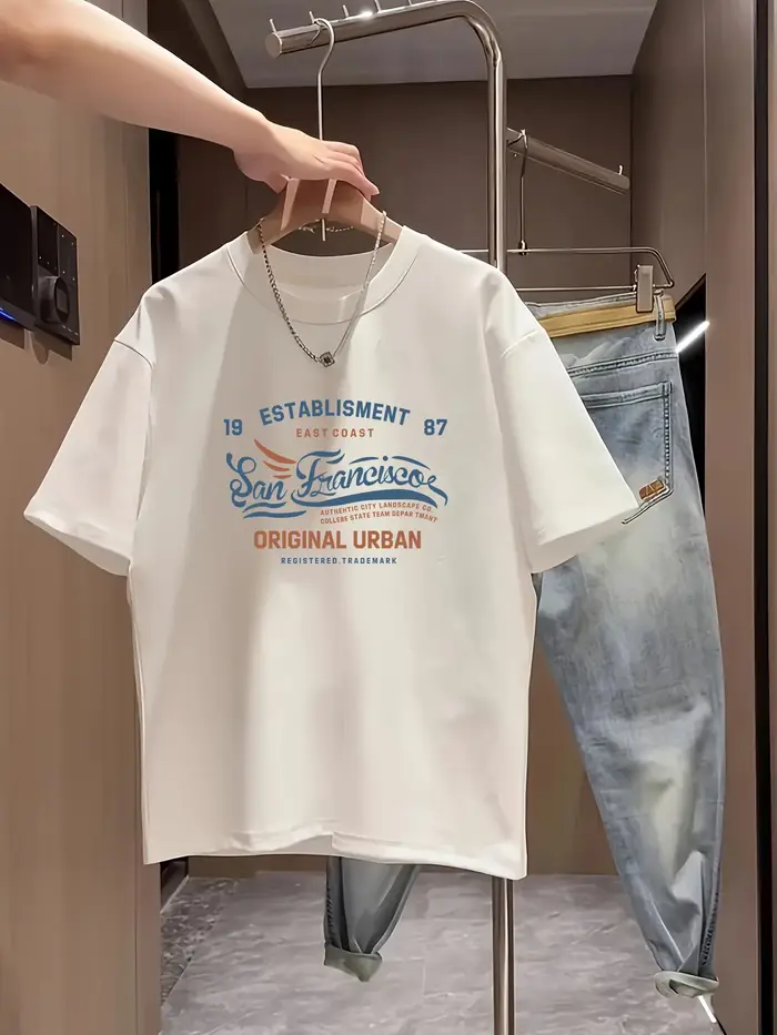 T-shirt 100 % coton pour homme