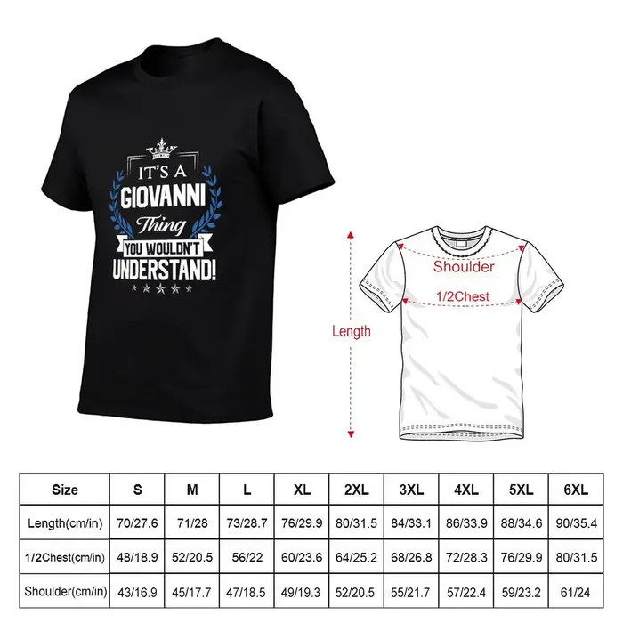 T-shirt avec nom Giovanni