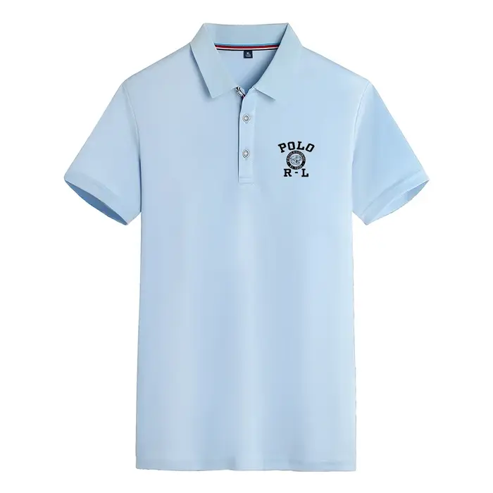 Polo confortable pour homme avec logo imprimé décontracté