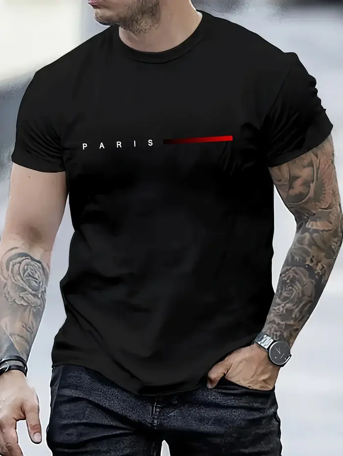 Nouveau t-shirt tendance pour hommes