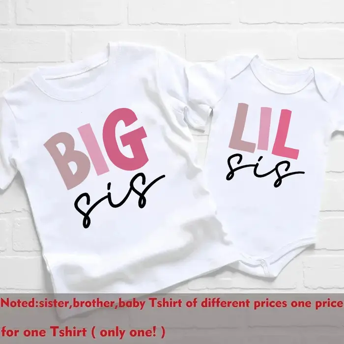 Chemises assorties pour la famille Big Brother Little Sister