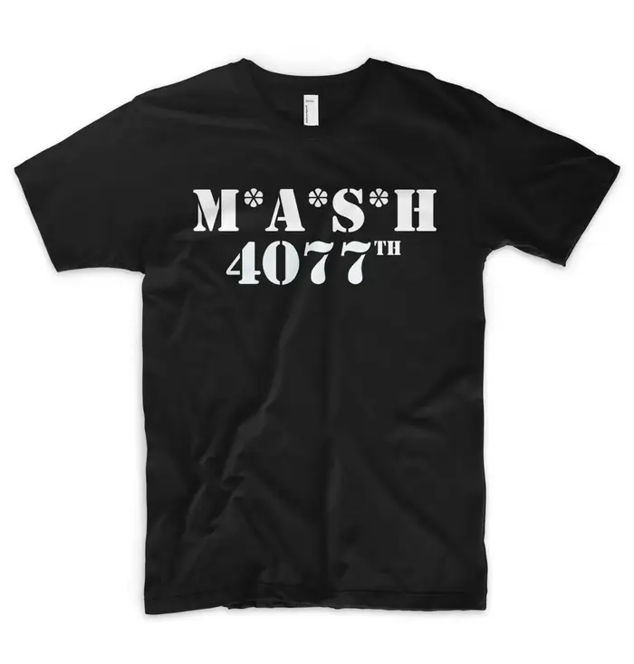 Top M A S H 4077 armée militaire vert US Marines RAF rétro MASH 4077TH t-shirt harajuku surdimension