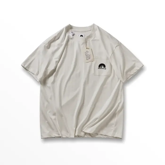 T-shirt à Manches Courtes en Coton pour Homme