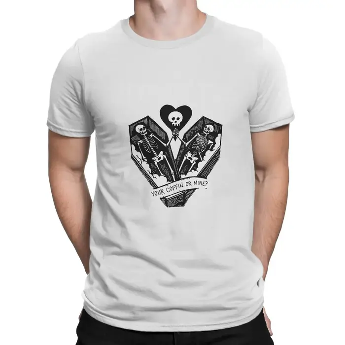 T-shirt basique à col rond pour hommes, PUNK Your Coffin or Relief, Alkaline amento, Creative T-Shir