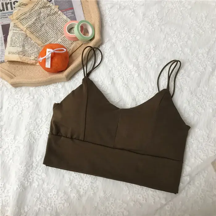 Haut tubulaire en coton pour femmes