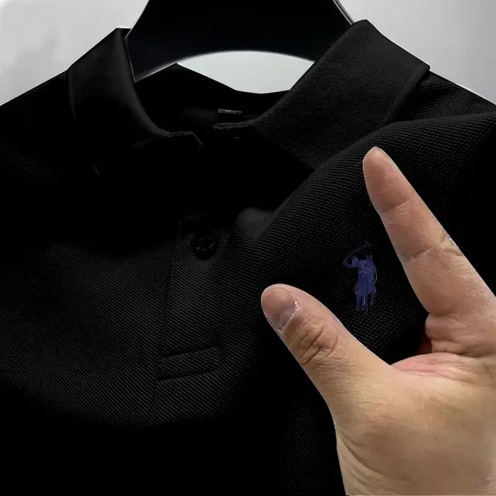 Polo homme haut de gamme à manches courtes