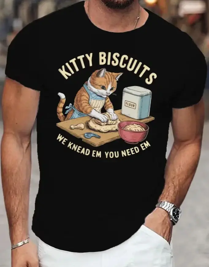 T-shirt Homme Grande Taille Col Rond à Manches Courtes