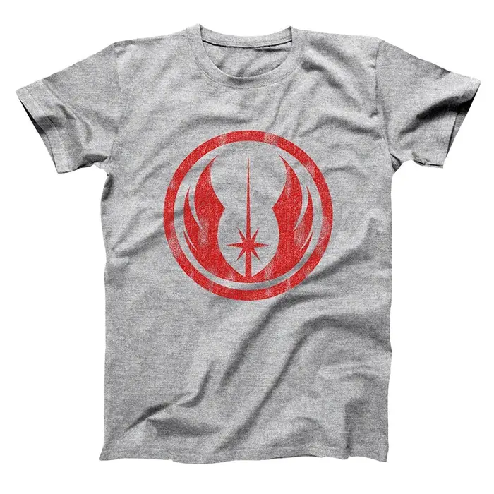 Nouvelle commande JEDI 100% couverture en coton t-shirts imprimés hommes t-shirt ample Homme mode 80122