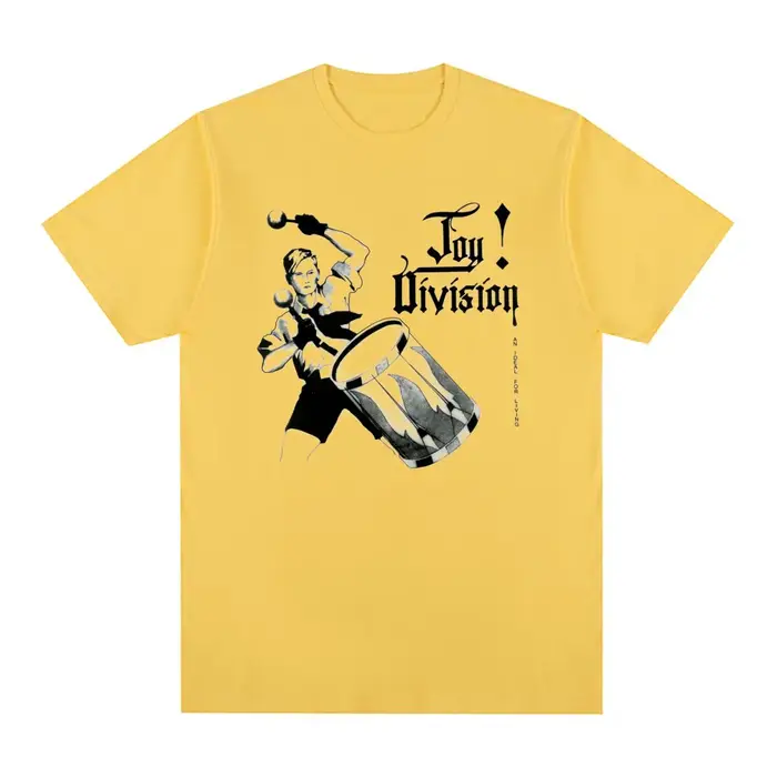 Joy Division Living Punk Band Vintage T-shirt filles mode décontracté coton hommes