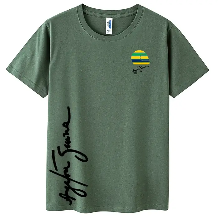 Héros Ayrton Senna t-shirt hommes à manches courtes 100% coton T-Shirts drôle F1 homme