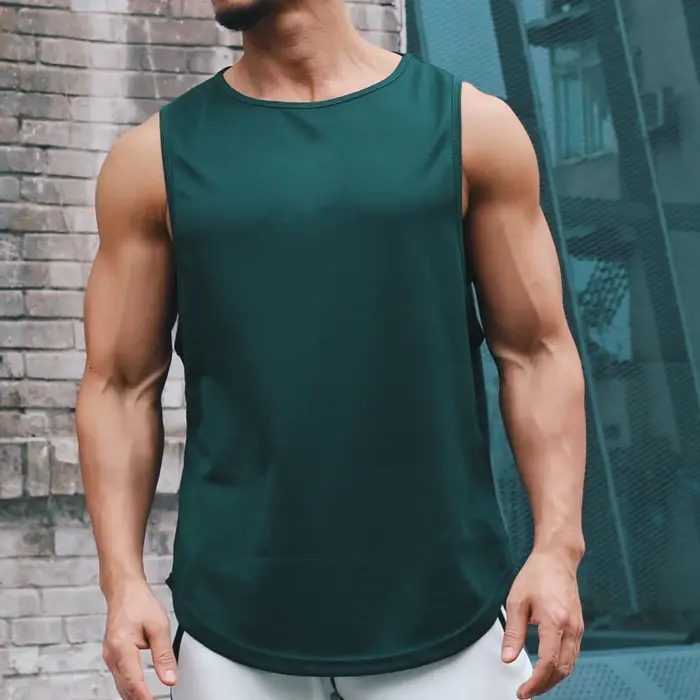 Hauts pour hommes débardeurs et camisoles vêtements de basket-ball débardeur musculation maille T-shirt de gymnastique