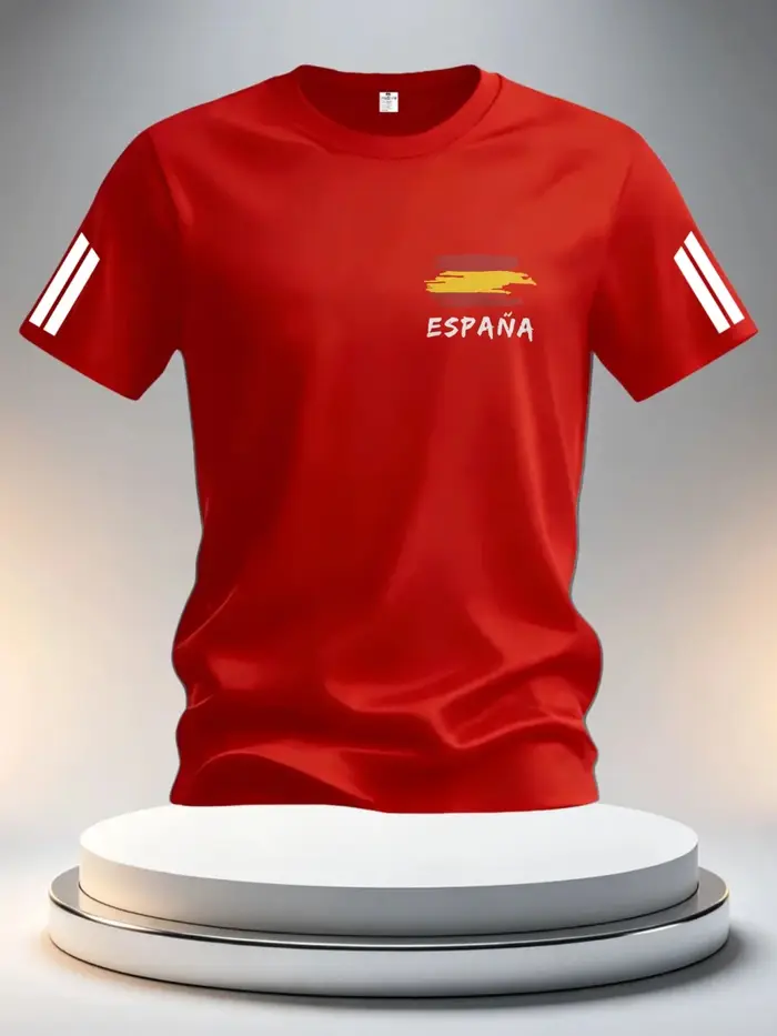 Maillots de football d'été 2026 Espagne pour hommes – T-shirts classiques à manches courtes God Spain