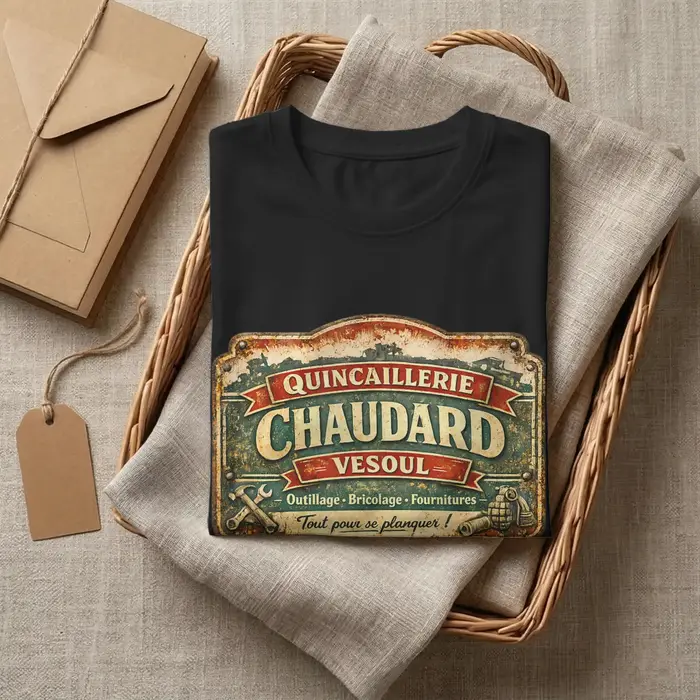 T-shirts vintage Quincaillerie Chaudard Vesoul pour hommes