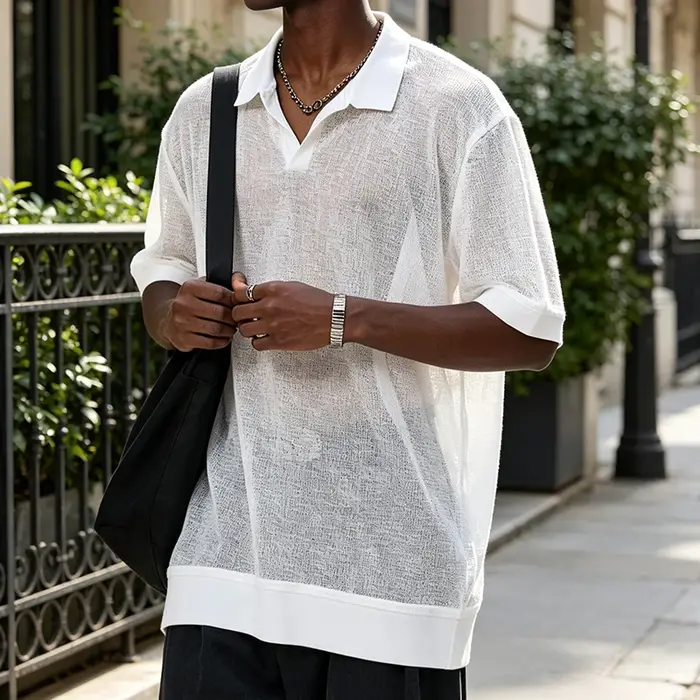 Chemises pour hommes – Nouvelle collection été 2026 : Polos en maille respirants pour le quotidien