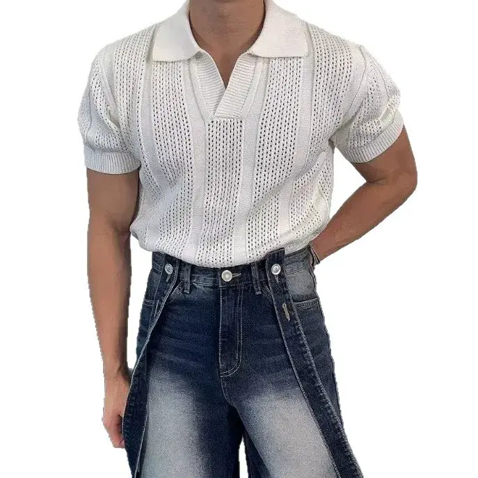 Polo pour homme, manches courtes