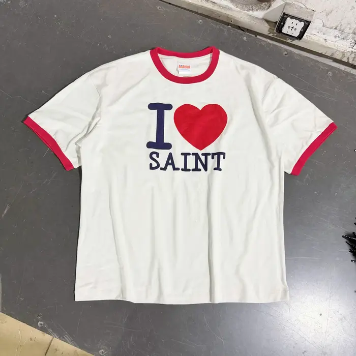 T-shirt I Love SAINT Red Heart pour hommes et femmes, t-shirt de haute qualité