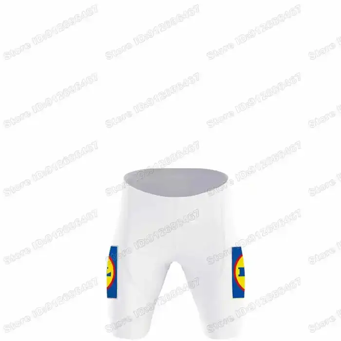 Maillot de Cyclisme Équipe Lidl 2026 Blanc et noir