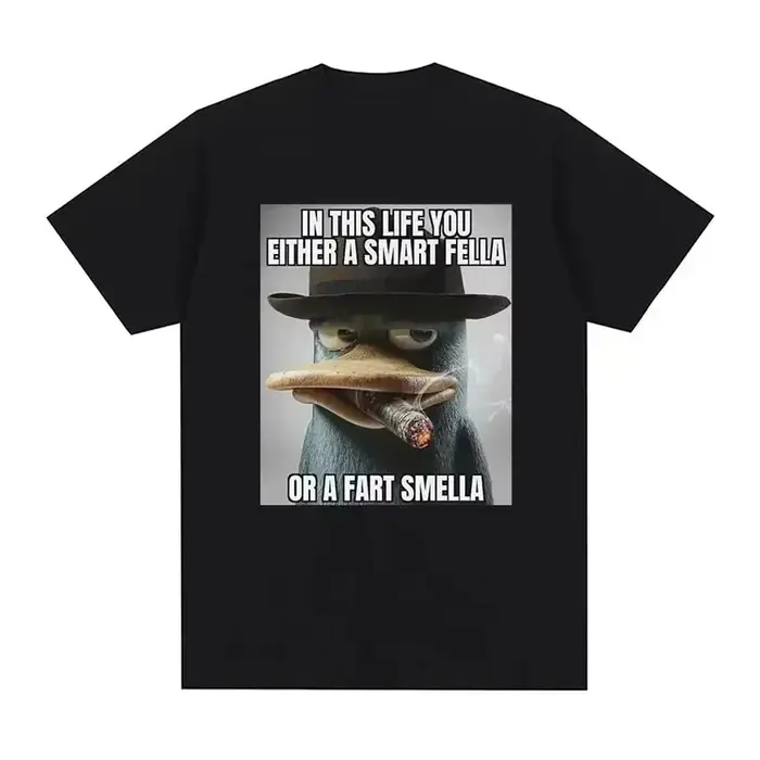 Perry Platypus vous êtes une Fella intelligente ou un sourire de pet T-shirt graphique drôle t-shirt