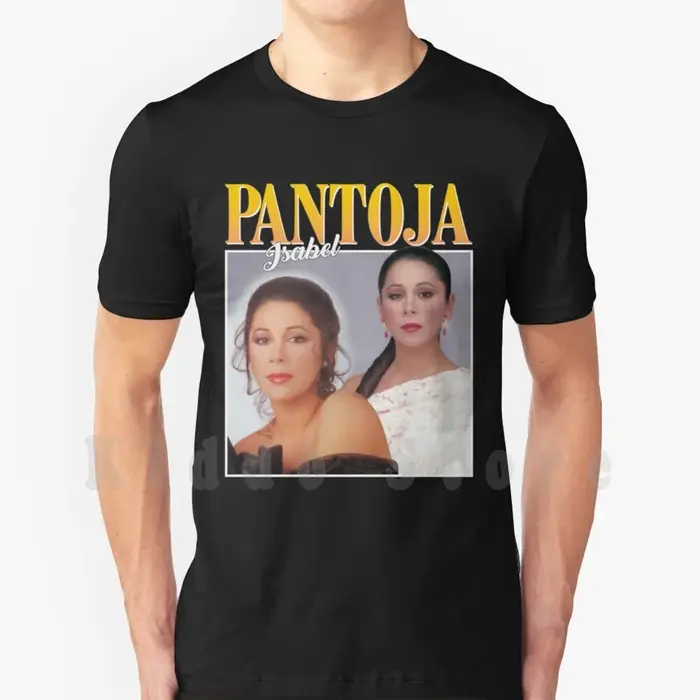 Isabel Pantoja T-shirt imprimé pour hommes, en coton, nouveau t-shirt cool Isabel Pantoja Isabel Pan