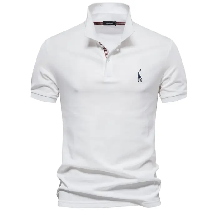 AIOPESON marque hommes polos coton polos pour hommes à manches courtes haute quantité solide Polo ho