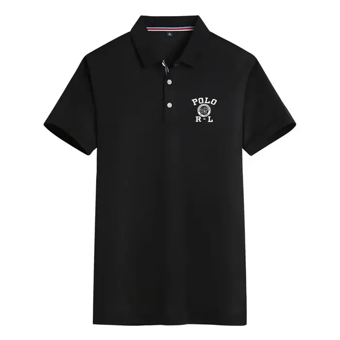 Polo confortable pour homme avec logo imprimé décontracté