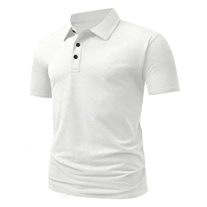 Polo Jacquard Homme – T-shirt d'été respirant