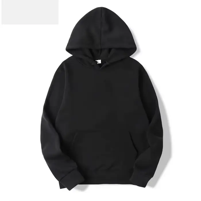 2025 sweat à capuche unisexe sweat-shirt de couleur unie pour hommes et femmes à manches longues pull de poche enfichable