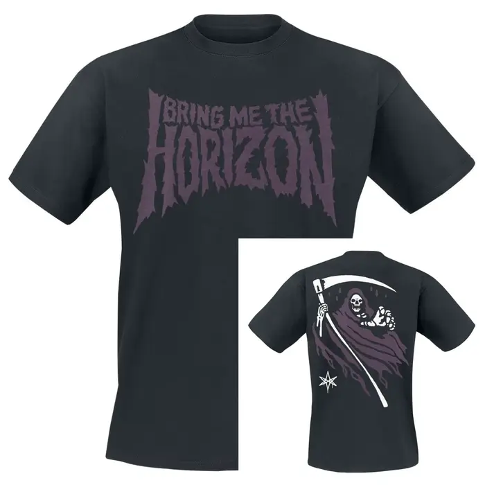 T-shirt unisexe en coton avec motif Bring Me The Horizon