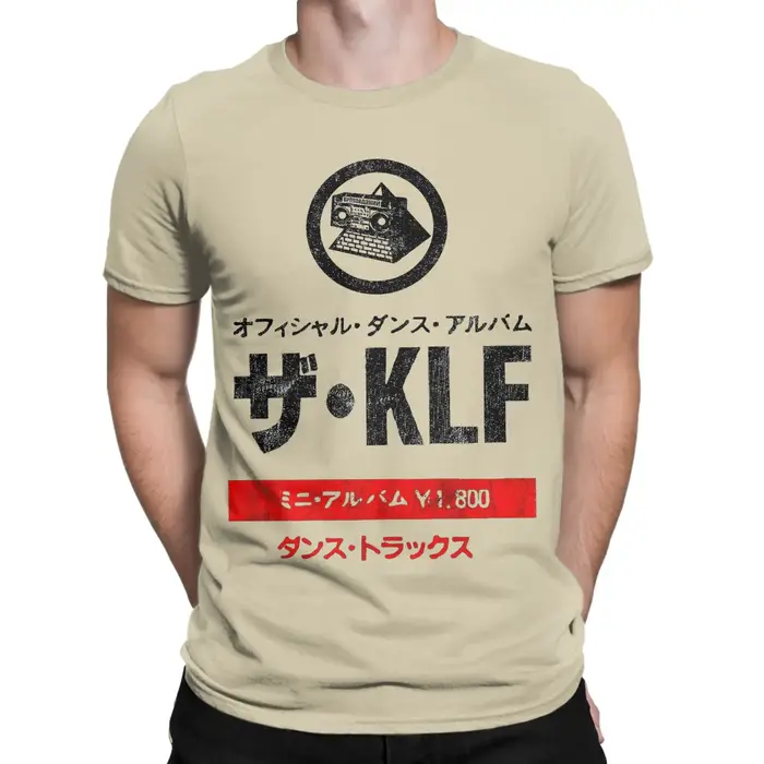 Le KLF     Japon Vintage T-Shirts pour hommes femmes génial 100% coton T-Shirts col rond manches cou