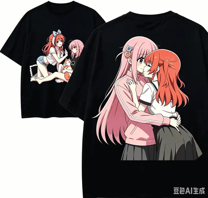T-shirt Bocchi The Rock pour amoureux de l'anime