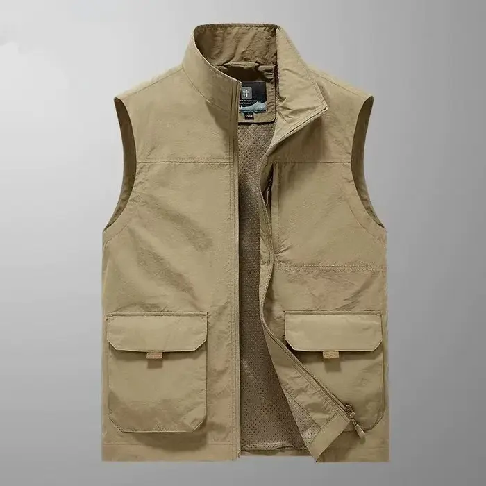 Gilet sans manches en velours Double face pour homme, vêtement de sport de loisirs en plein air, mul
