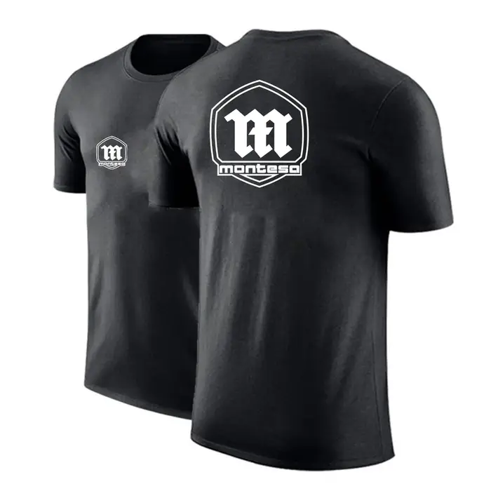 2025 nouveaux hommes Montesa moto impression mode classique confortable décontracté coton T-Shirt été haute rue col rond manches courtes
