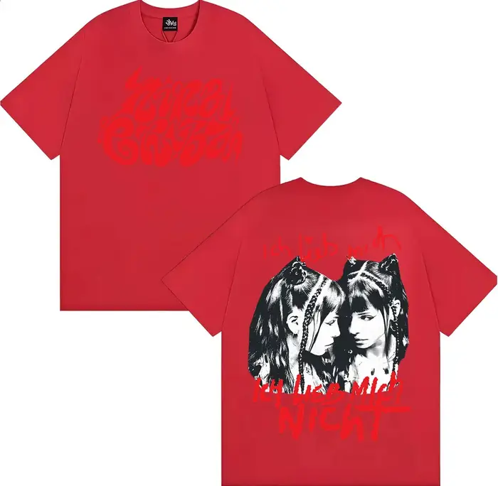 Ich Lieb Mich Nina Chuba 2025 Album Tour T-shirts hommes femmes vêtements Vintage mode T-shirts 100%