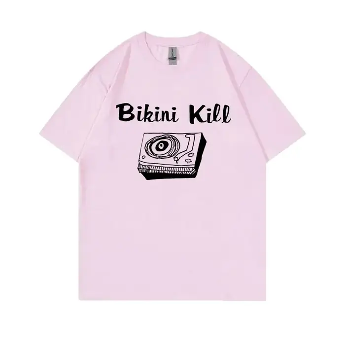 Bikini Kill Leave The World Behind T-shirt Punk Rock pour femme