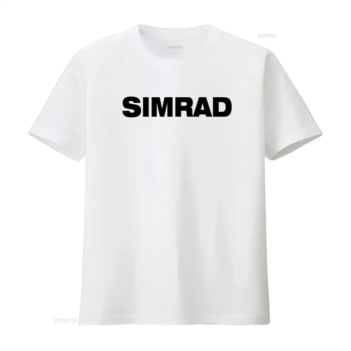 T-shirt avec logo SIMRAD, électronique marine, S 5XL, vintage, décontracté, extensible, polyvalent, 