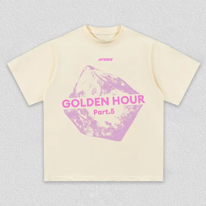 ATEEZ Album GOLDEN HOUR : Part.5 T-shirts imprimés pour hommes et femmes